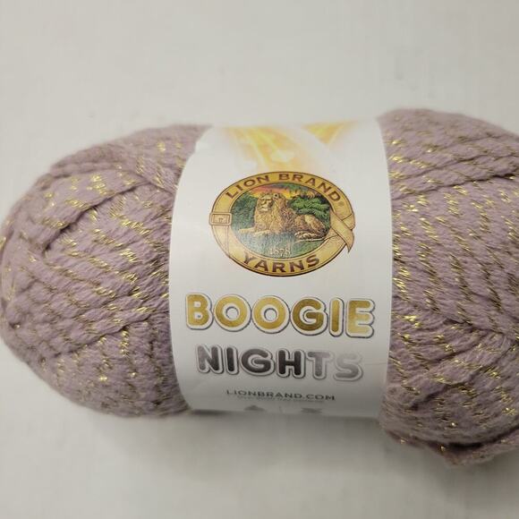 3 Skeins Lion Brand Boogie Nights Discontinued Bulky Weight Yarn in High Roller - Picture 2 of 3
